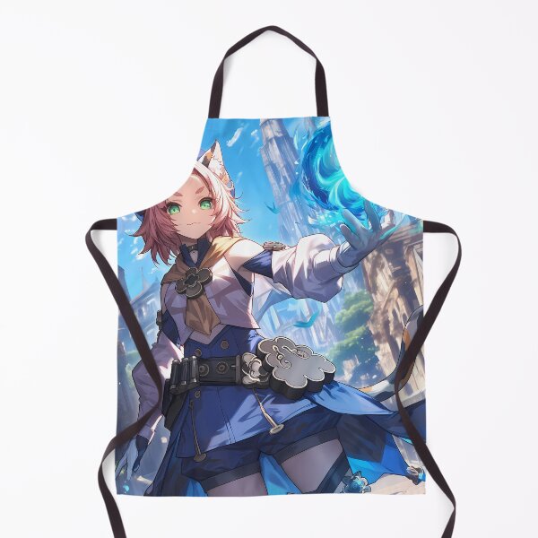 Item preview, Diona Genshin Impact playful anime girl magical cat city charm designed and sold by HumbertoValveno.