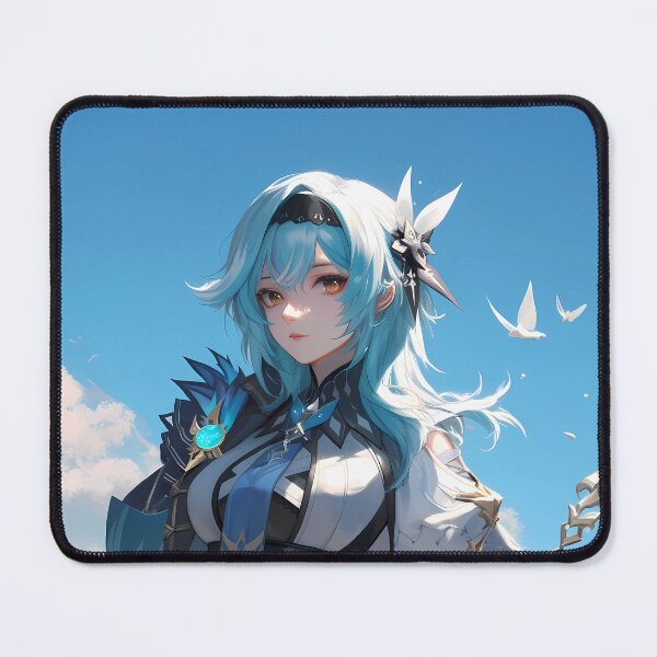 Item preview, Eula Genshin Impact elegant anime girl icy warrior gentle strength designed and sold by HumbertoValveno.