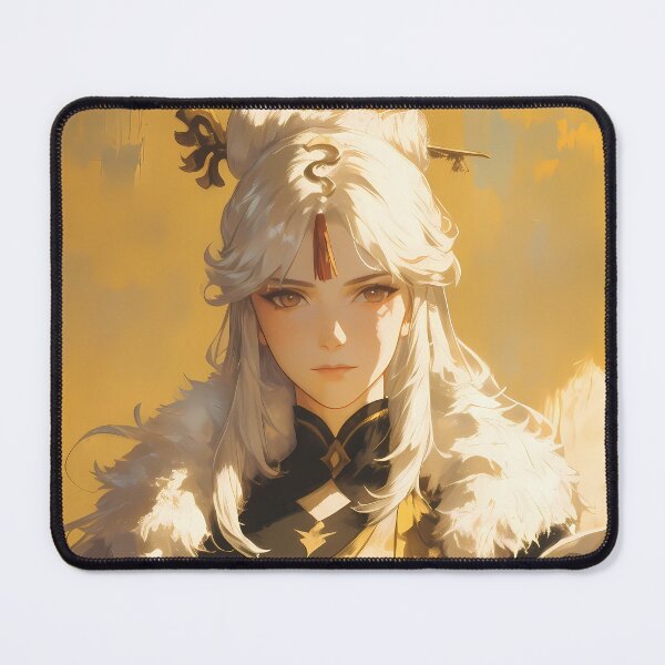 Item preview, Ningguang Genshin Impact regal anime girl golden queen luxurious grace designed and sold by HumbertoValveno.