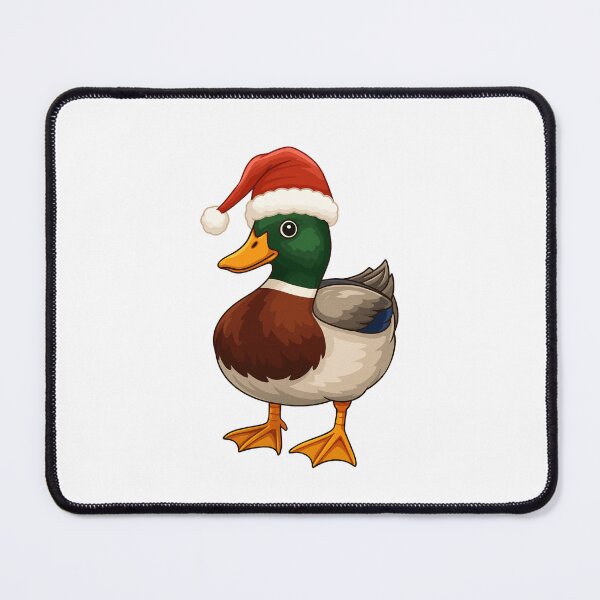 Item preview, Merry Quackmas Funny Duck Christmas Santa Hat Mallard designed and sold by haitrieuic96.