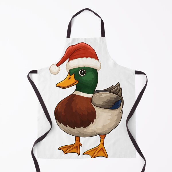 Item preview, Merry Quackmas Funny Duck Christmas Santa Hat Mallard designed and sold by haitrieuic96.