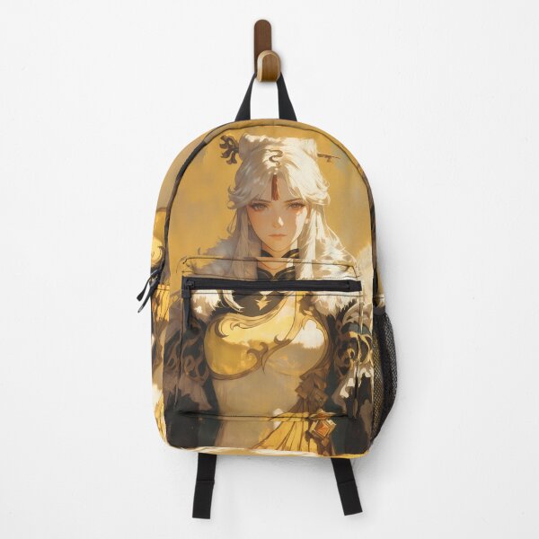 Item preview, Ningguang Genshin Impact regal anime girl golden queen luxurious grace designed and sold by HumbertoValveno.