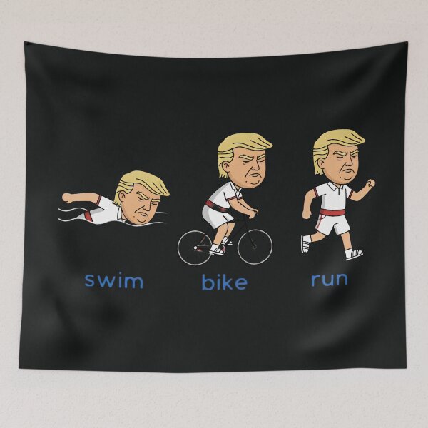 Item preview, Trump Triathlon – Swim, Bike, Run designed and sold by SidTastic .