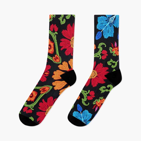 Item preview, Traditional Mexican Floral Embroidery 41 designed and sold by Tom-Johnson.