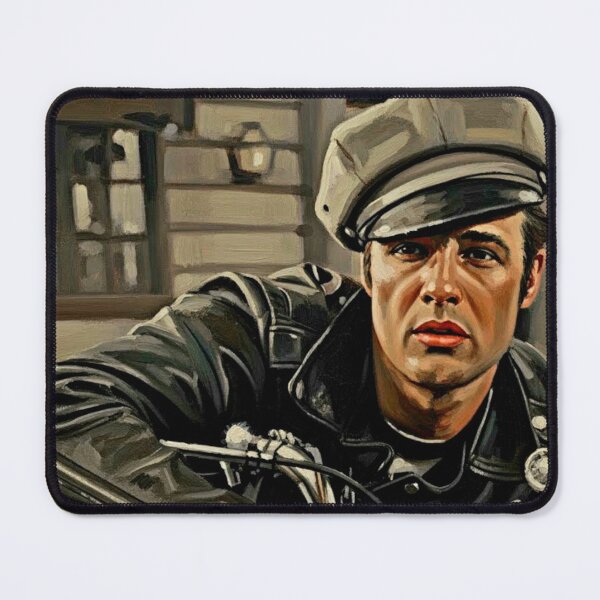 Item preview, The Wild One Rebel: Johnny Strabler Portrait designed and sold by Art's Diner.
