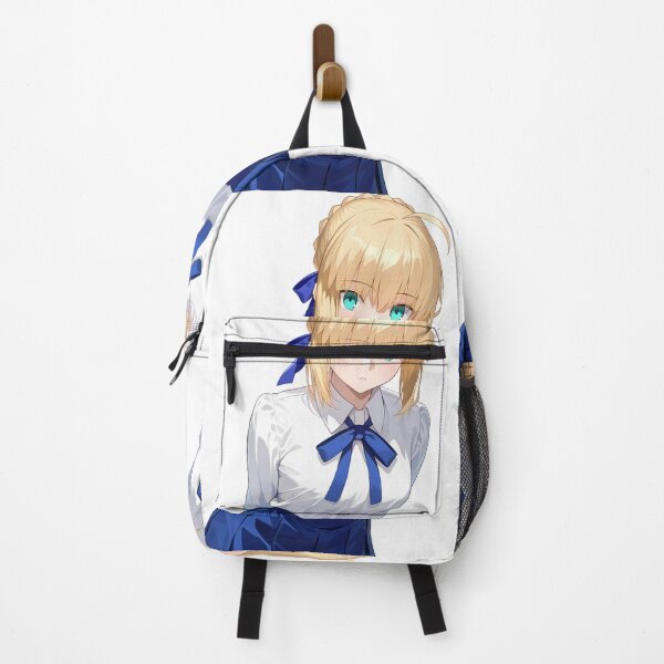 Item preview, Saber Fate Stay Night Blue Ribbon School Outfit Anime Girl designed and sold by CarlosBender.