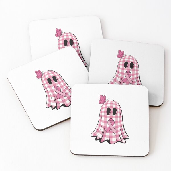 Item preview, In October We Wear Pink Ghost Breast Cancer Awareness designed and sold by MaryoKing.