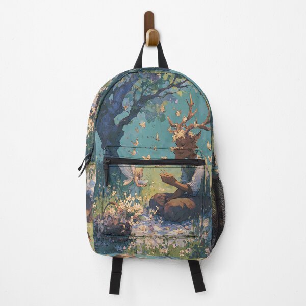 Item preview, Cottagecore Art: Deer's Meadow Picnic designed and sold by bapupa.
