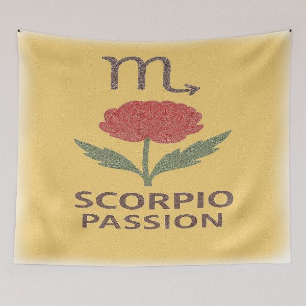 Item preview, Crayon Dreams – Zodiac Flowers: Scorpio	 designed and sold by DinsignStudio.
