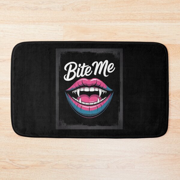 Item preview, Bisexual Vampire Lips Bite Me Gothic LGBT Halloween designed and sold by NeomiStoreSS.