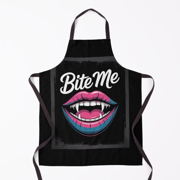 Item preview, Bisexual Vampire Lips Bite Me Gothic LGBT Halloween designed and sold by NeomiStoreSS.