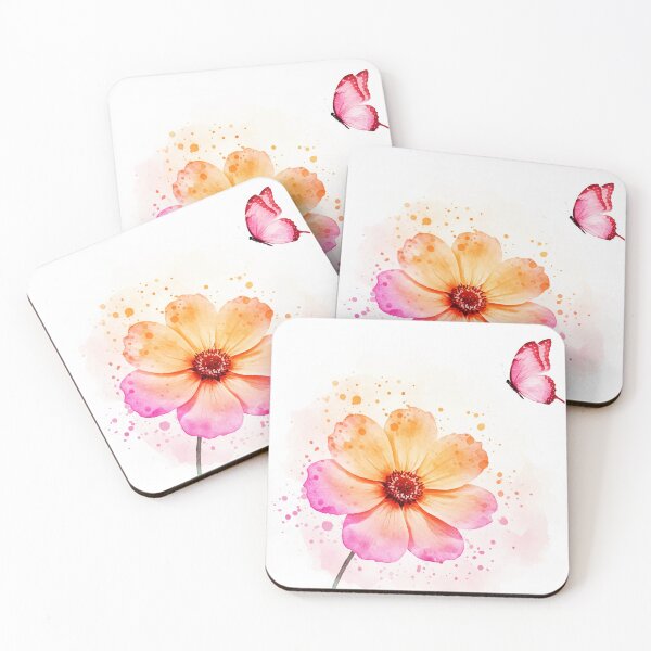 Item preview,  Flower and a butterfly designed and sold by Design4uStudio.