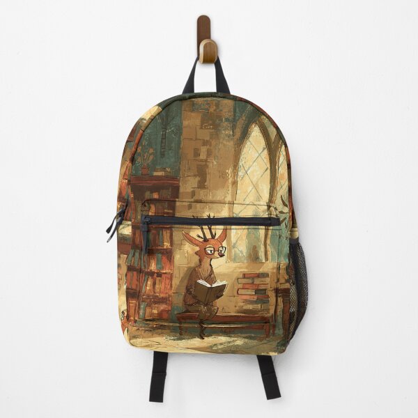 Item preview, Light Academia Art: Deer's Poetry Reading designed and sold by bapupa.