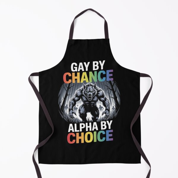 Item preview, Gay By Chance Alpha Choice Wolf Alpha LGBTQ Saying designed and sold by NeomiStoreSS.