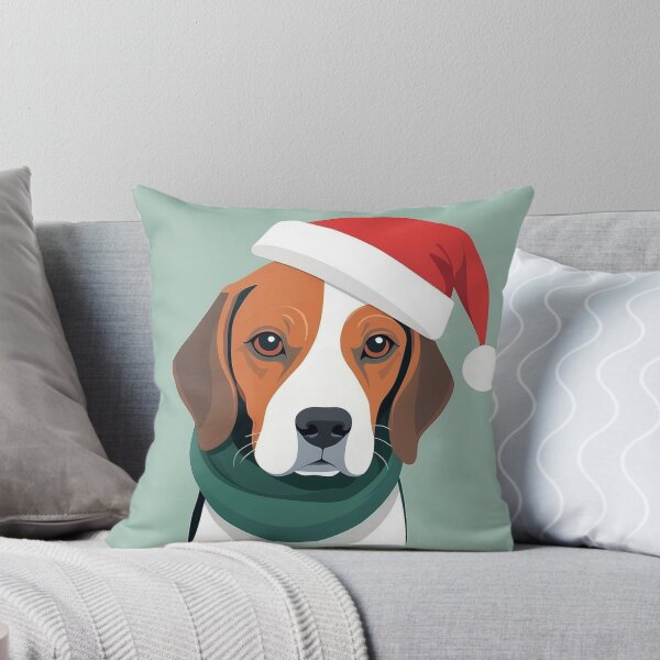 Item preview, Santa Beagle Silhouette designed and sold by NeatThingLover.