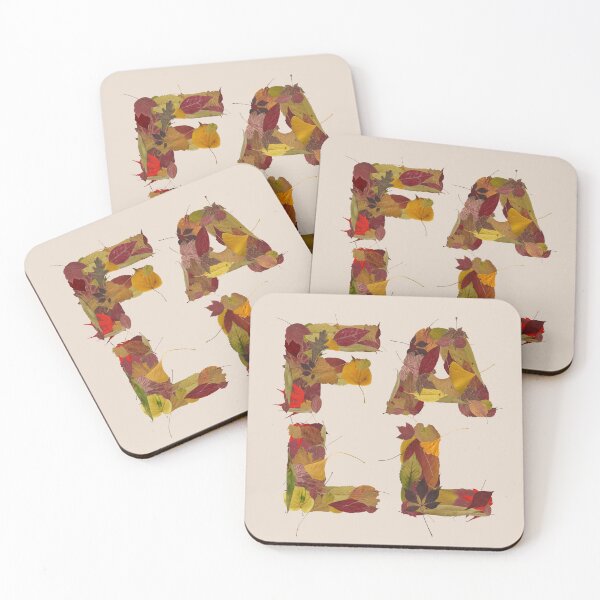 Item preview, Fall Word In Vibrant Autumn Leaves (vertical) designed and sold by TheSassyNoble.