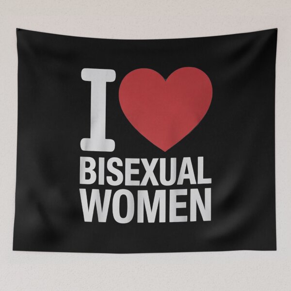 Item preview, I Love Bisexual Women  designed and sold by HuValverdeArt.