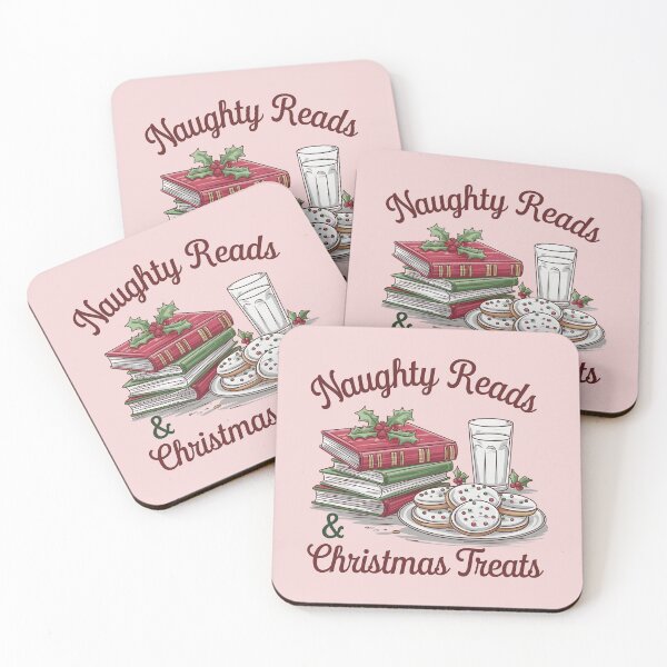Item preview, Naughty Reads & Christmas Treats Smutty Spicy Bookish Romantasy Reader designed and sold by DesignsByAnett.