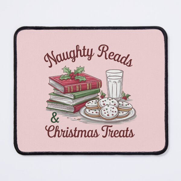 Item preview, Naughty Reads & Christmas Treats Smutty Spicy Bookish Romantasy Reader designed and sold by DesignsByAnett.