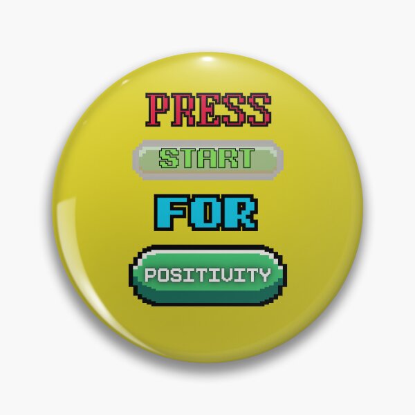 Item preview, Press Start For Positivity designed and sold by RonPaulHappyGamer.