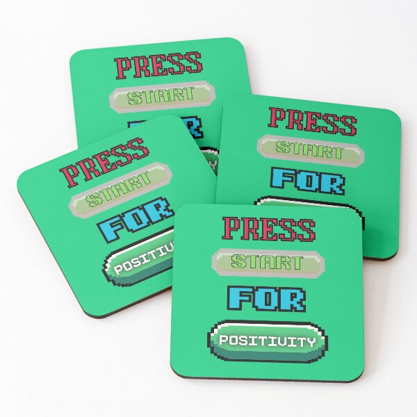 Item preview, Press Start For Positivity designed and sold by RonPaulHappyGamer.