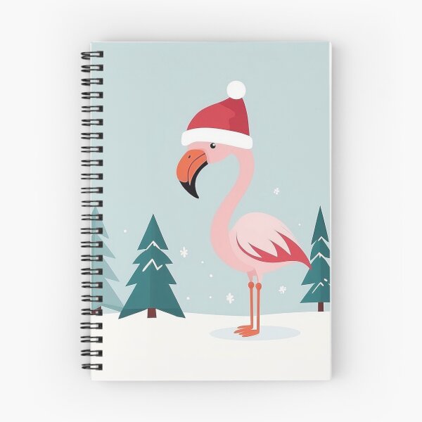 Item preview, Simple Santa Flamingo designed and sold by NeatThingLover.