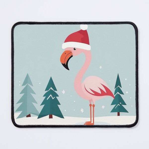 Item preview, Simple Santa Flamingo designed and sold by NeatThingLover.