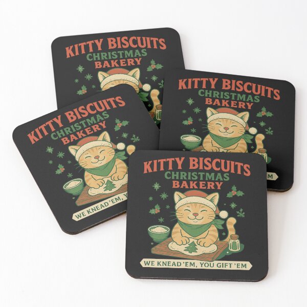 Item preview, chrismtas cat kitty biscuits bakery 2025 designed and sold by IdealDo.