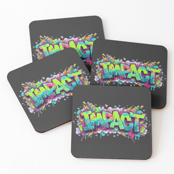 Item preview, ImpactGraffitiArtBoldStatementVibrantStreetCultureSprayPaintDesign designed and sold by DarkNight9.