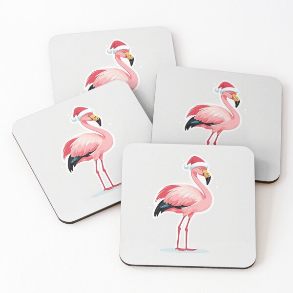Item preview, Minimal Flamingo Claus Design designed and sold by NeatThingLover.