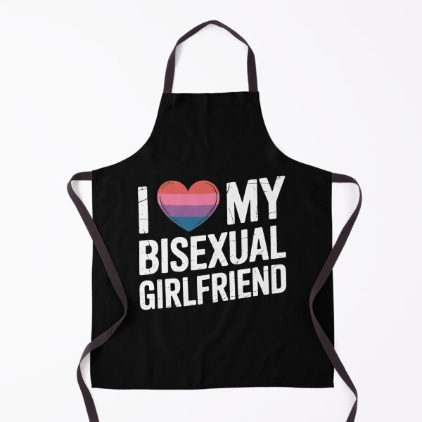 Item preview, I Love My Bisexual Girlfriend LGBT Pride LGBTQ Awareness designed and sold by HuValverdeArt.