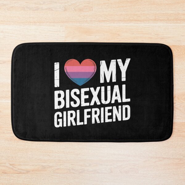 Item preview, I Love My Bisexual Girlfriend LGBT Pride LGBTQ Awareness  designed and sold by HuValverdeArt.
