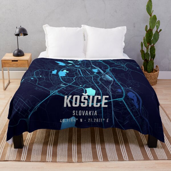 Item preview, Košice Midnight City Map designed and sold by HomeLivingCo.