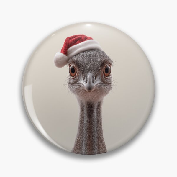Item preview, Christmas Lyrebird with Santa Hat designed and sold by LazyOwlStore.