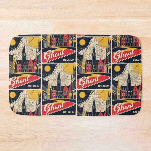 Item preview, Ghent Belgium 1950s Vintage Travel Tourism designed and sold by TravelersGems.