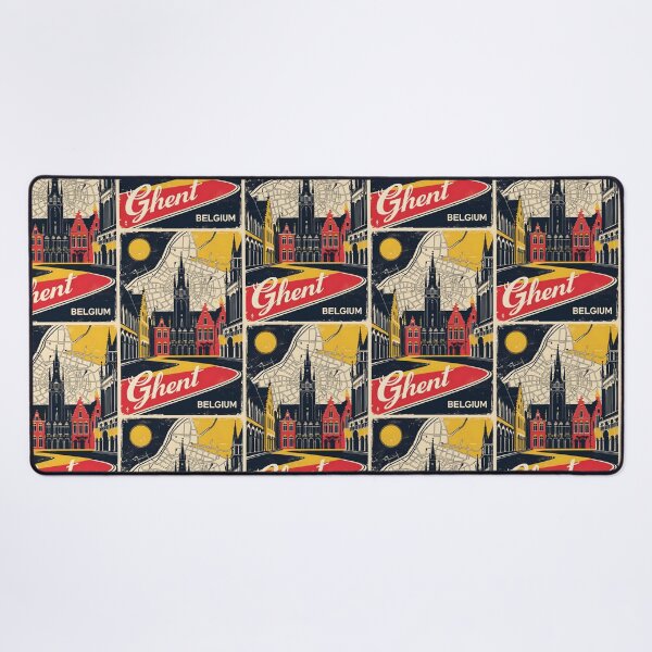 Item preview, Ghent Belgium 1950s Vintage Travel Tourism designed and sold by TravelersGems.