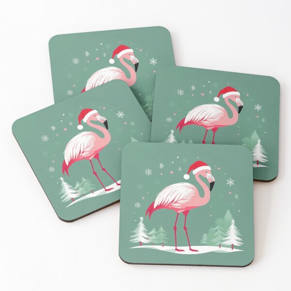 Item preview, Santa’s Little Flamingo designed and sold by NeatThingLover.