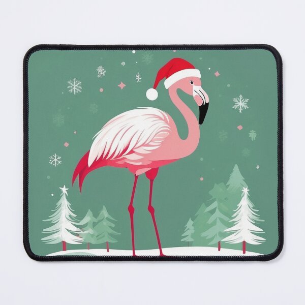 Item preview, Santa’s Little Flamingo designed and sold by NeatThingLover.