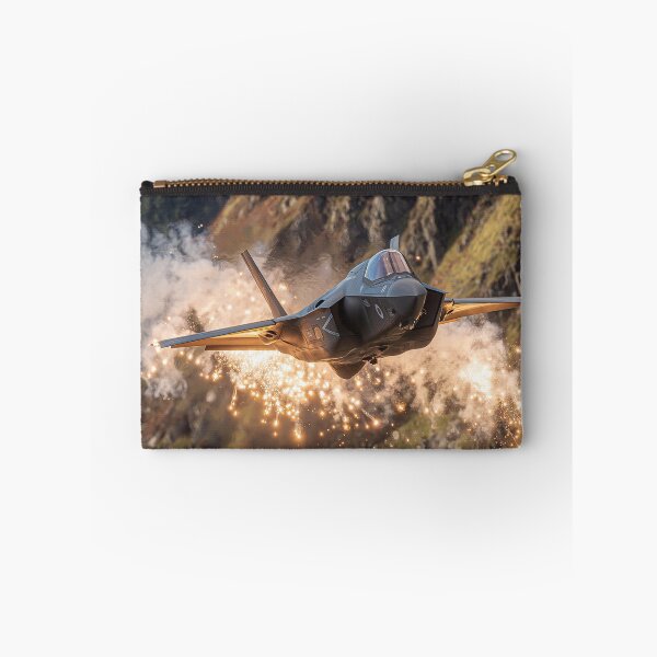 Item preview, British F35B Lightning II In Defensive Manoeuvre During Deployment designed and sold by Skyframe Aviation.