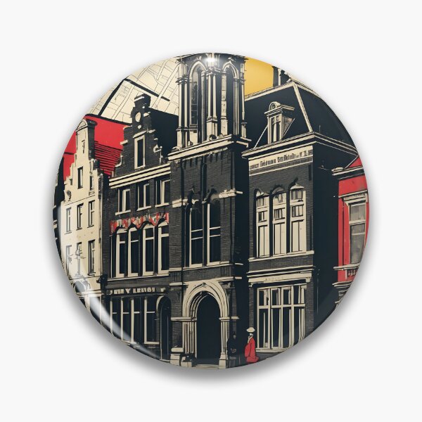 Artikelvorschau, Izegem Belgien 1950er Jahre Vintage-Reisetourismus entworfen und verkauft von TravelersGems.