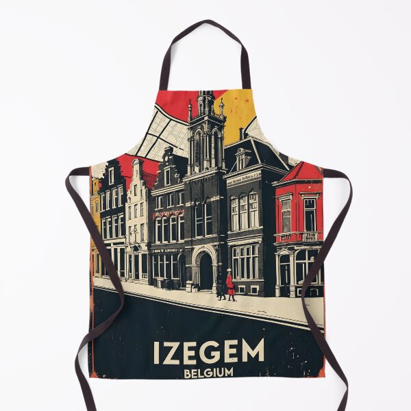 Item preview, Izegem Belgium 1950s Vintage Travel Tourism designed and sold by TravelersGems.