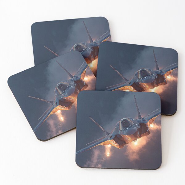 Item preview, RAF Fighter Jet Dispatching Flares in Low Light designed and sold by Skyframe Aviation.