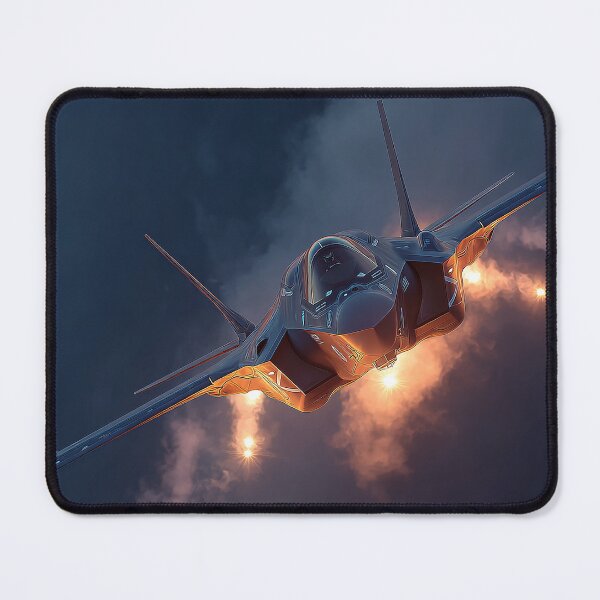 Item preview, RAF Fighter Jet Dispatching Flares in Low Light designed and sold by Skyframe Aviation.