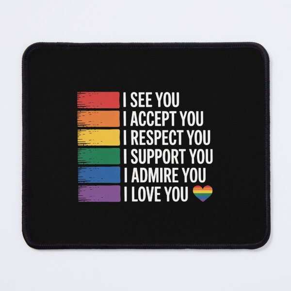 Item preview, I See Love Accept You LGBTQ Men Women Gay Rainbow Pride Flag designed and sold by GGrizeldaRivas.
