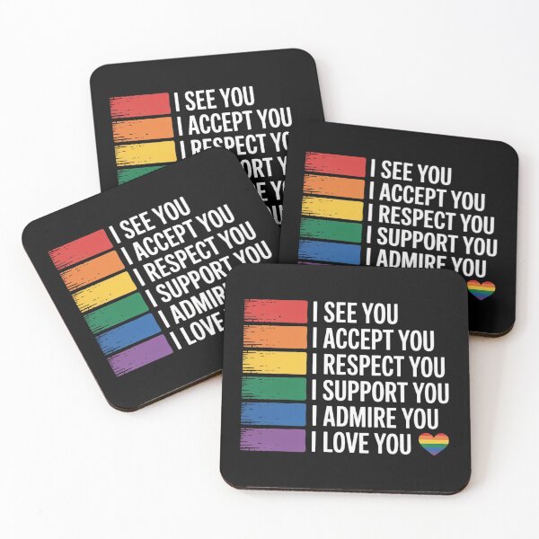 Item preview, I See Love Accept You LGBTQ Men Women Gay Rainbow Pride Flag  designed and sold by GGrizeldaRivas.