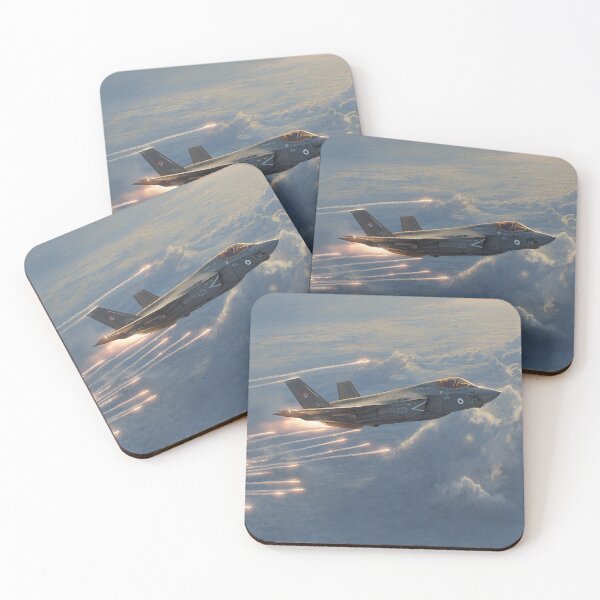 Item preview, F35B Under Combat Conditions Amidst the Flares designed and sold by Skyframe Aviation.