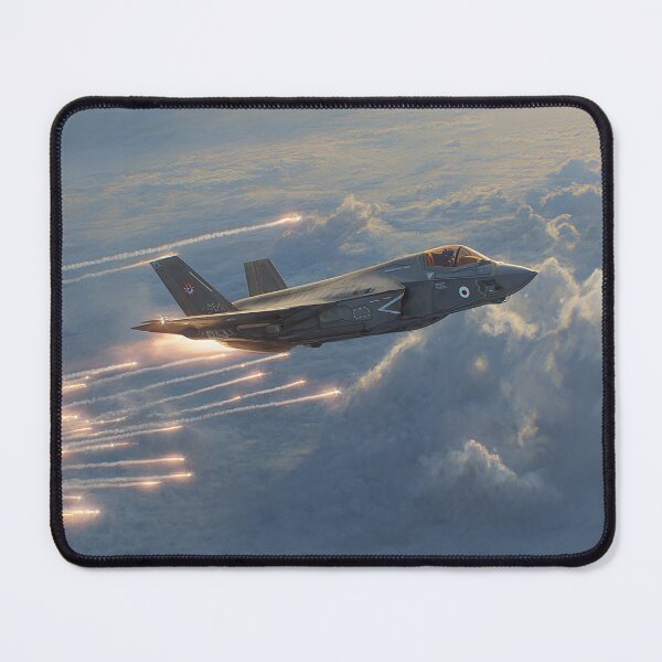 Item preview, F35B Under Combat Conditions Amidst the Flares designed and sold by Skyframe Aviation.