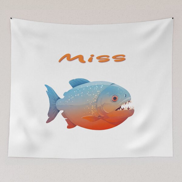 Item preview, Miss Piranha designed and sold by DepthSuit.