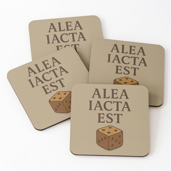 Item preview, Alea Iacta Est Roman Dice Design designed and sold by Retr0Tshirts.