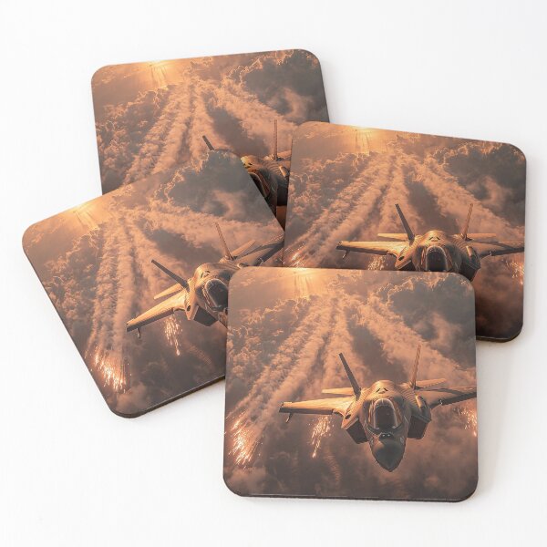 Item preview, Lightning Jet Performing Evasive Actions in Formation designed and sold by Skyframe Aviation.